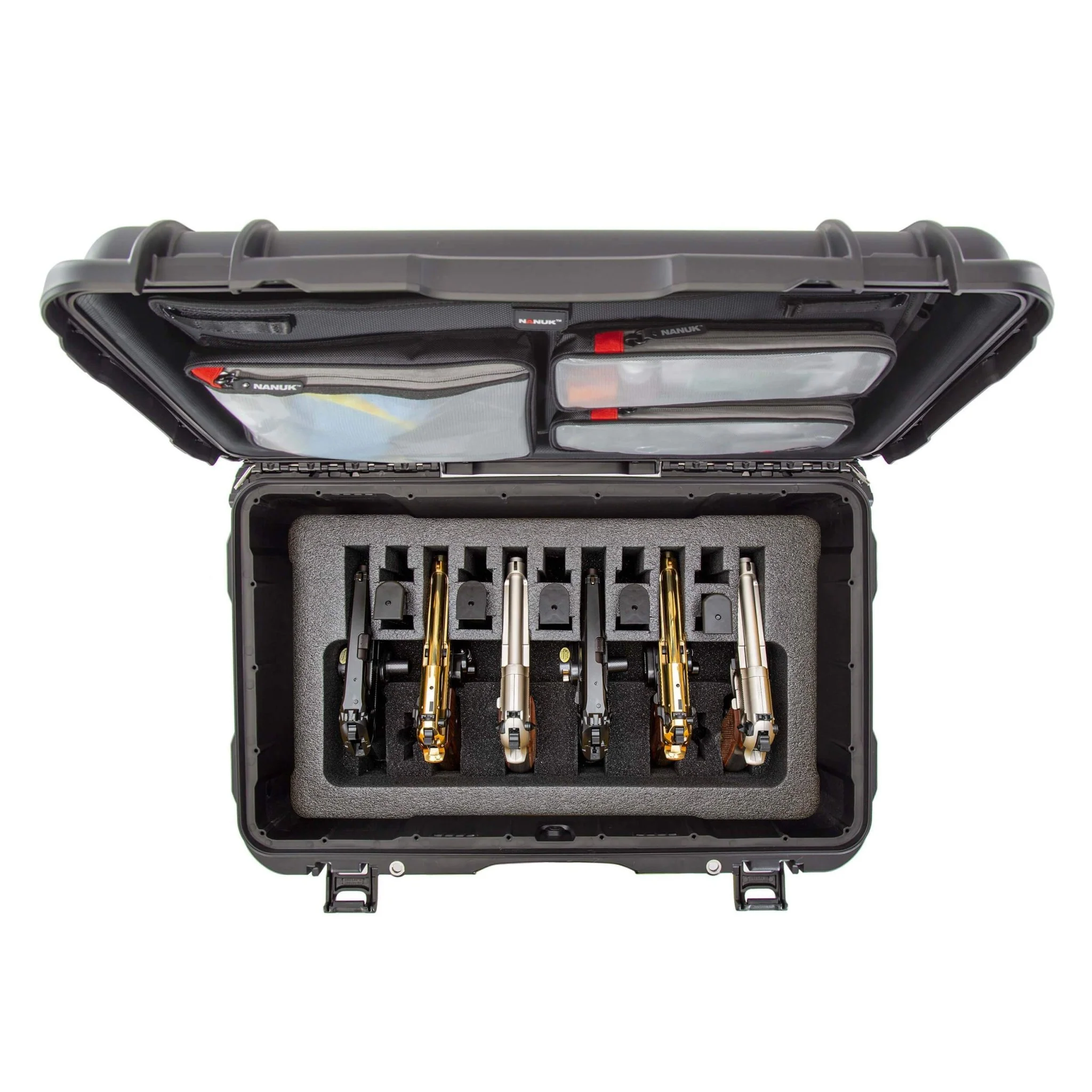 NANUK 938 6 Up Gun Case with Lid Organizer - Image 4
